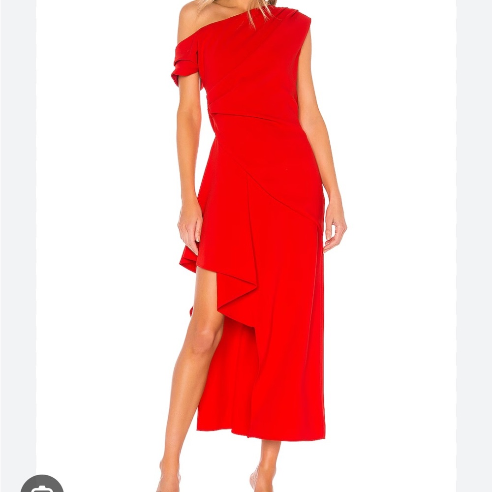 Eliatt Red Draped Dress